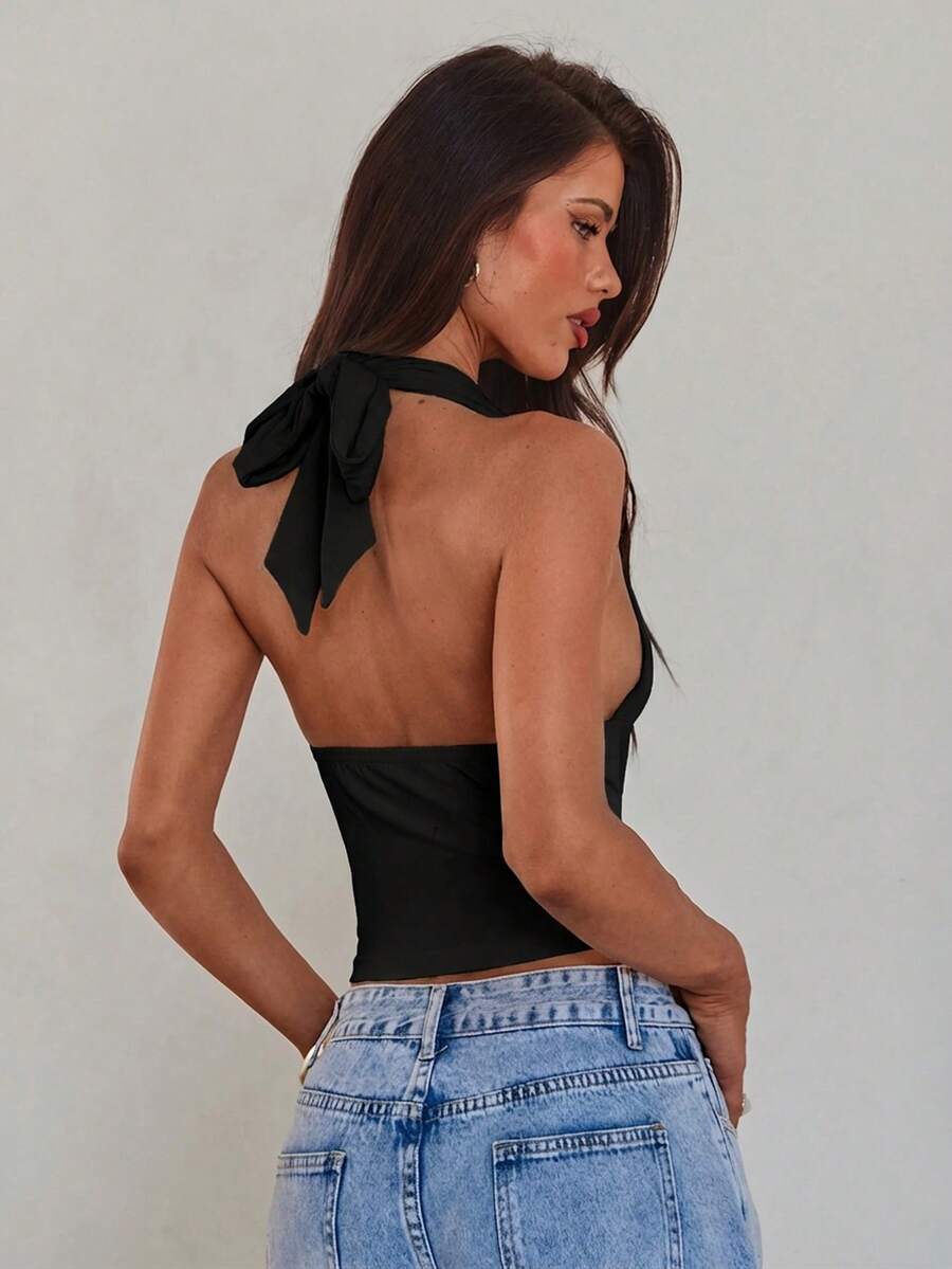 MALVA HALTER TOP