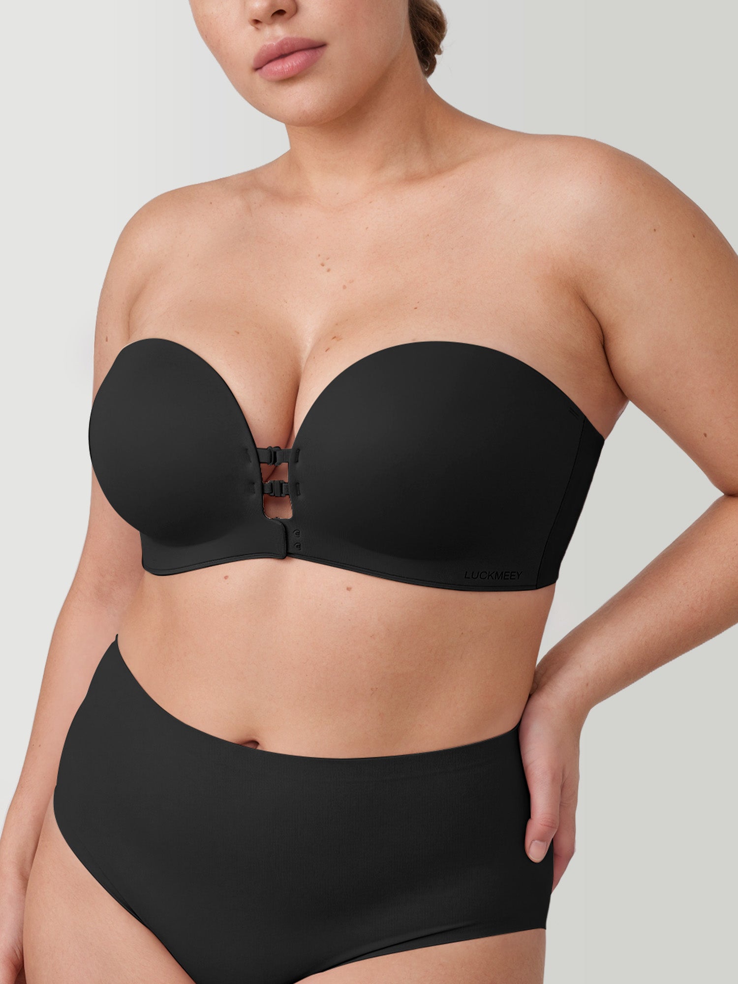 Strapless Front Closure Bra - Anti-Slip Grip Wireless